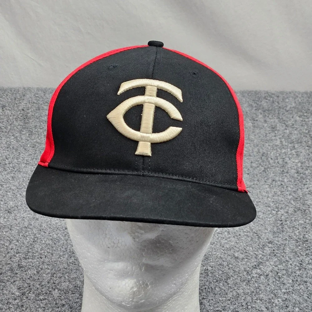 Minnesota Twins Germany Heritage Cap Black Red Yellow Hat Snapback‎ Colorblock
